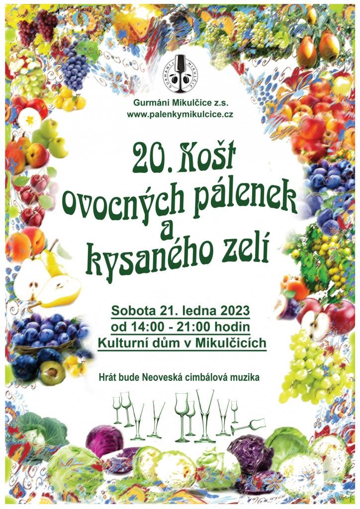 Košt ovocných pálenek a kysaného zelí