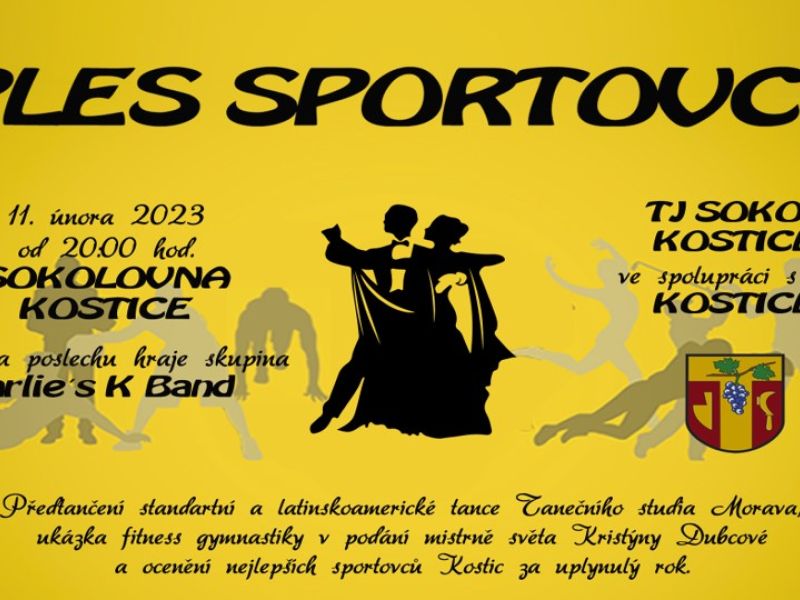 Ples sportovců v Kosticích