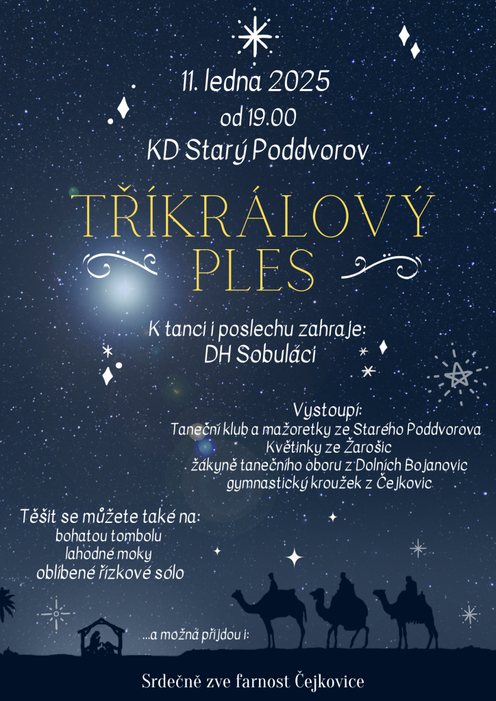 Tříkrálový ples ve Starém Poddvorově