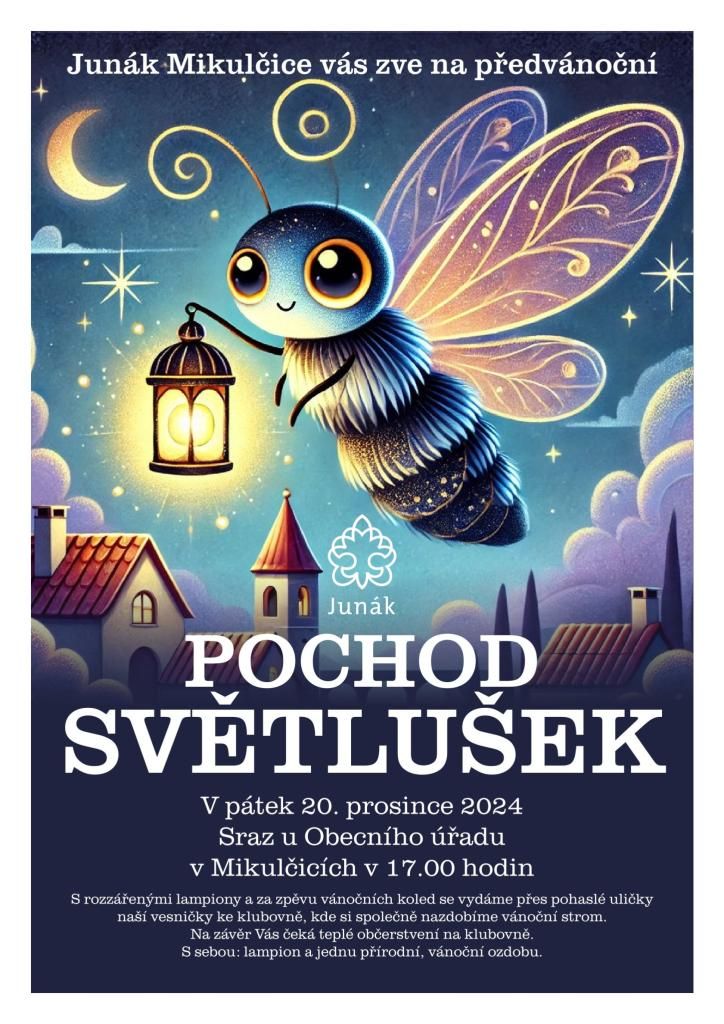 Pochod světlušek v Mikulčicích