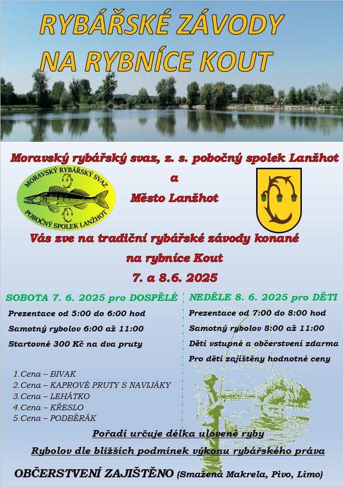 Rybářské závody Lanžhot 2025