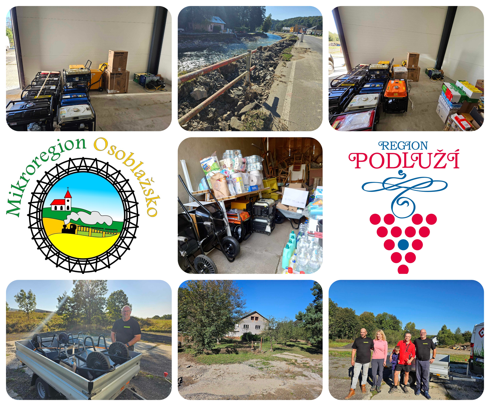 Region Podluží se zapojil do pomoci při povodních