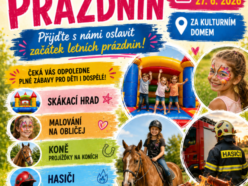 Vítání prázdnin v Novém Poddvorově 2026