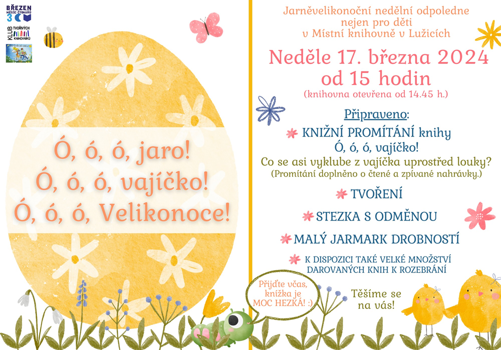 Jarněvelikonoční odpoledne v Lužicích