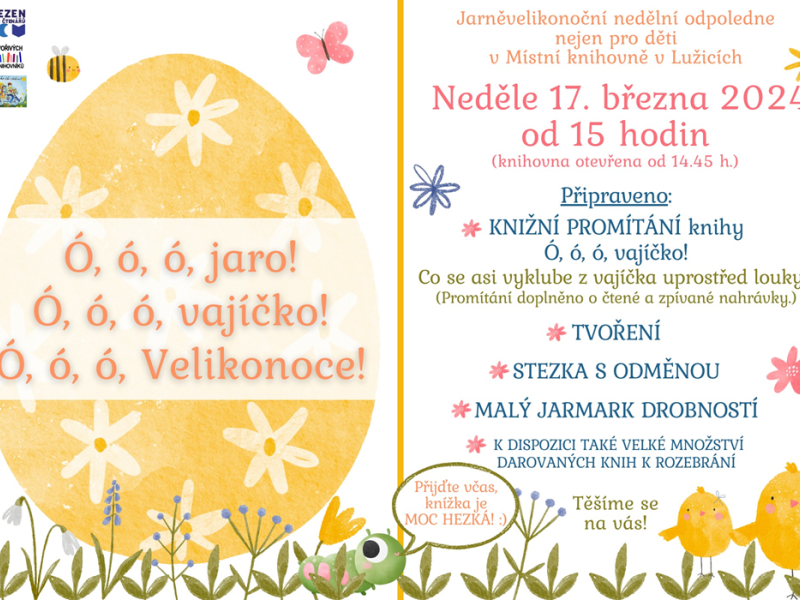 Jarněvelikonoční odpoledne v Lužicích