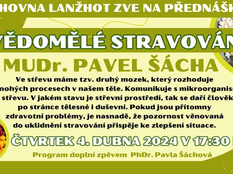 Uvědomělé stravování - přednáška