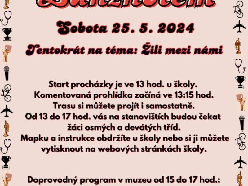 Procházka Lanžhotem na téma: Žili mezi nám