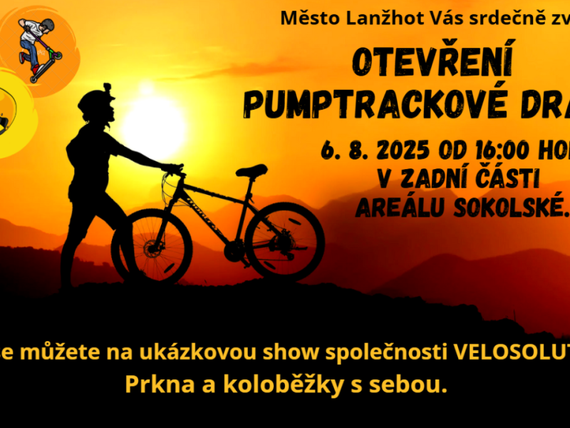 Otevření pumptrackové dráhy v Lanžhotě