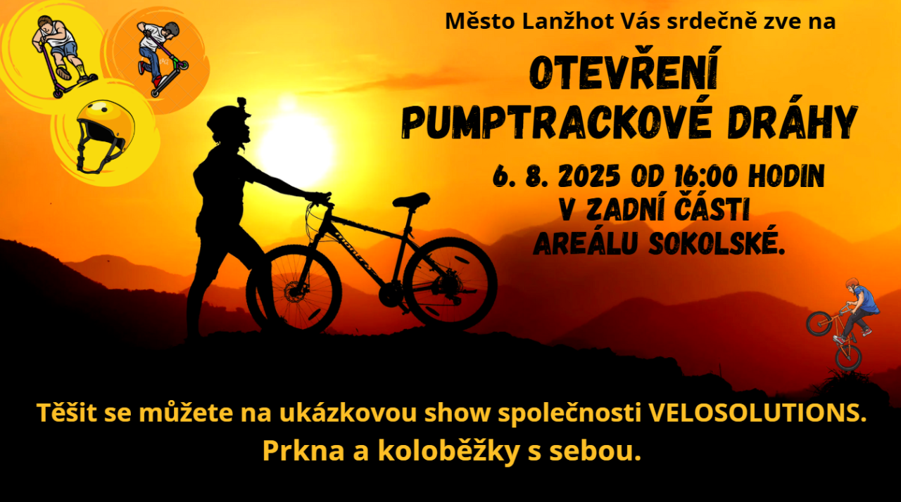 Otevření pumptrackové dráhy v Lanžhotě