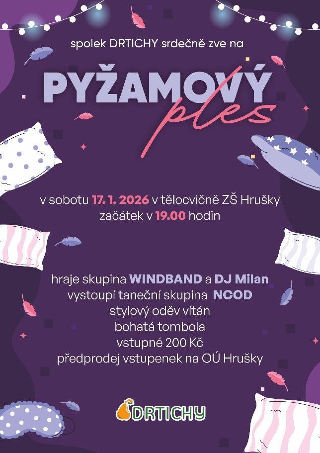 Pyžamový ples Hrušky