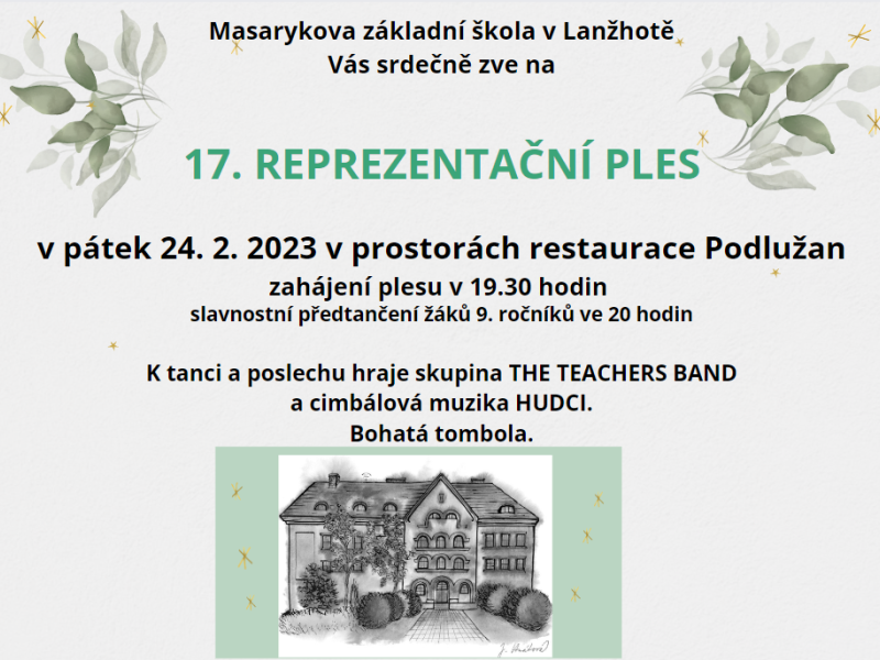 Reprezentační ples Základní školy v Lanžhotě