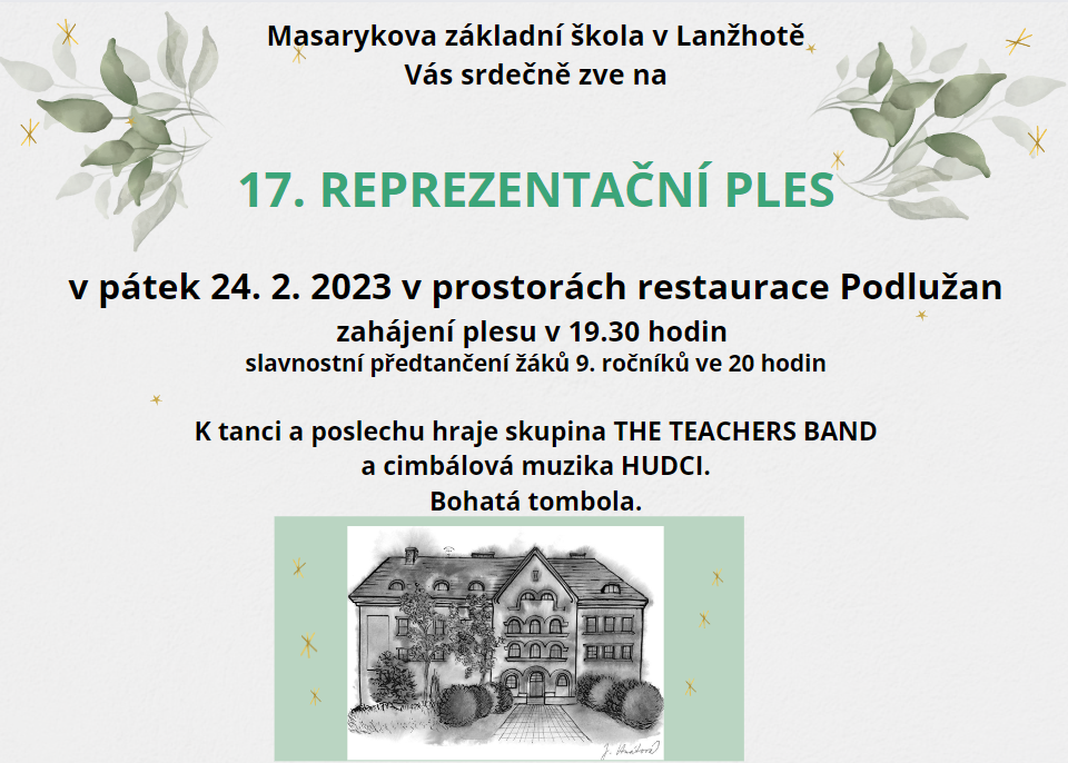 Reprezentační ples Základní školy v Lanžhotě