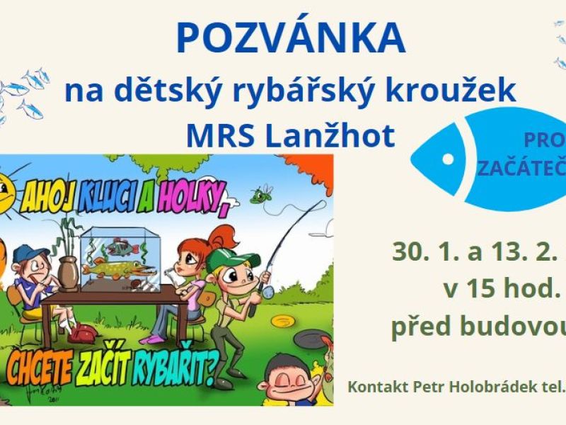 Dětský rybářský kroužek v Lužicích