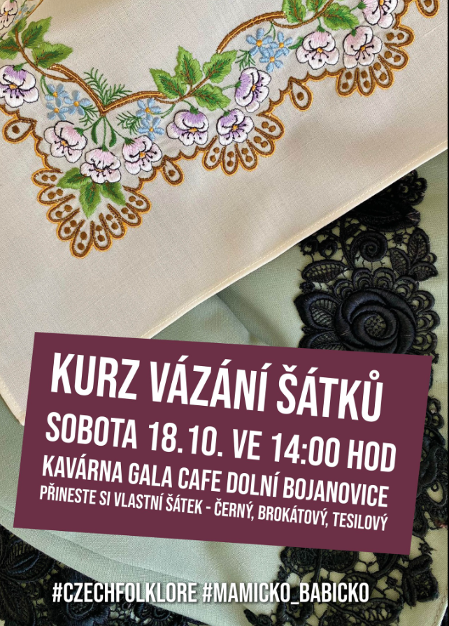 Kurz vázání krojových šátků