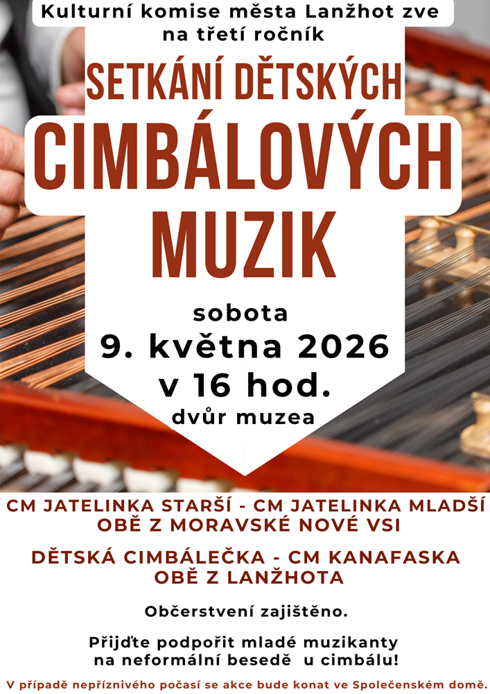 Setkání dětských cimbálových muzik v Lanžhotě
