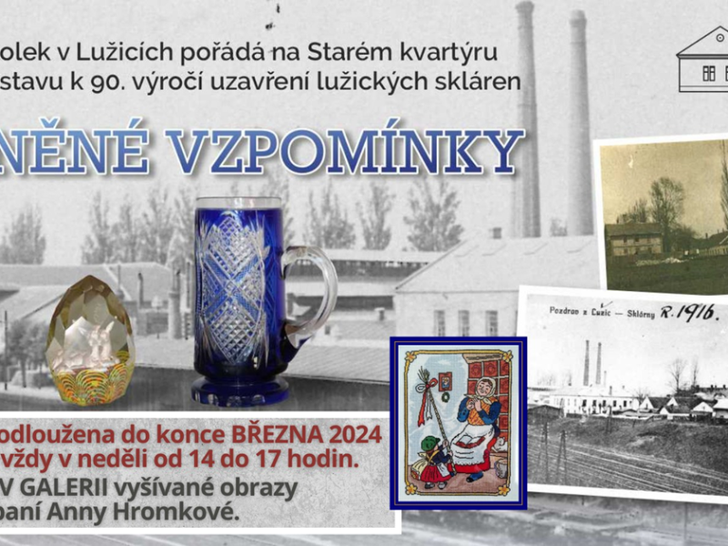 Výstava Skleněné vzpomínky na Starém kvartýru prodloužena