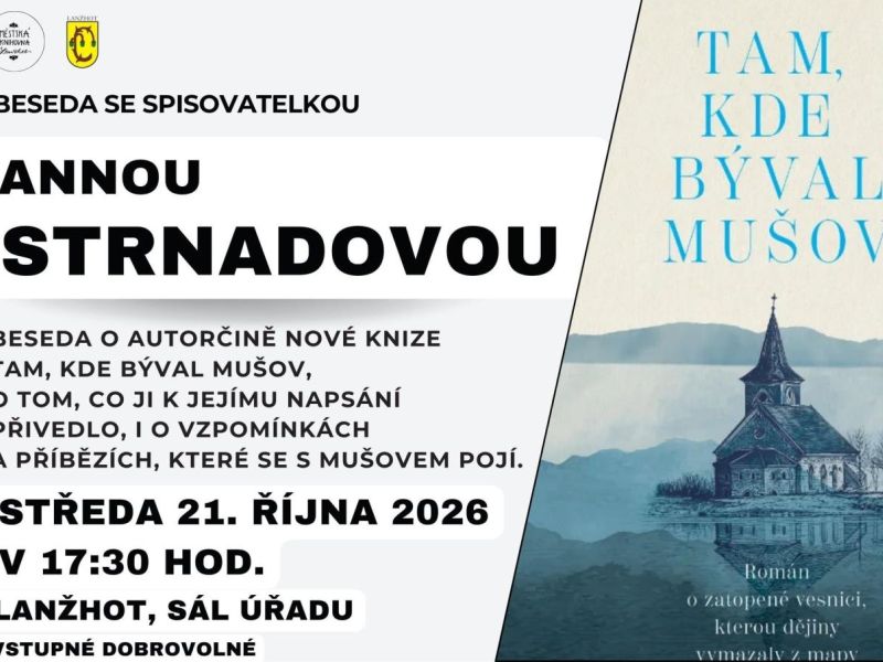 Beseda se spisovatelkou Annou Strnadovou