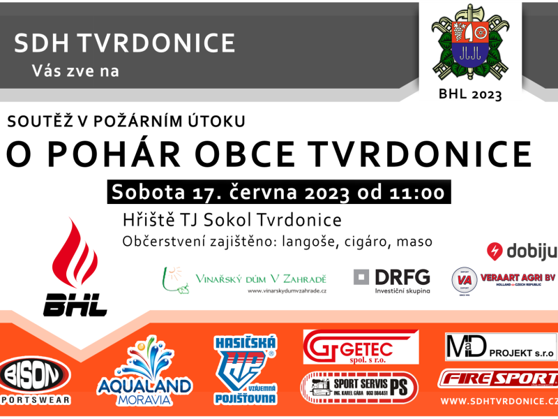 O pohár obce Tvrdonice