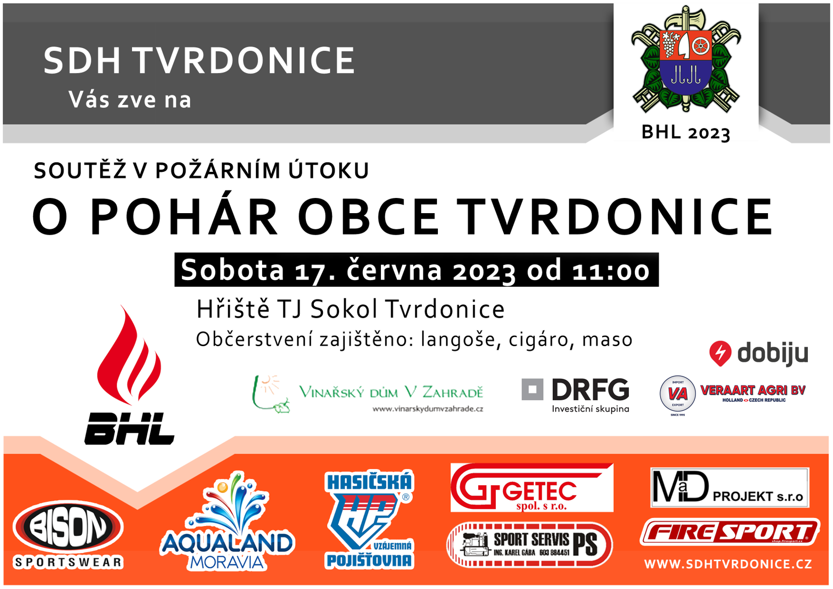 O pohár obce Tvrdonice