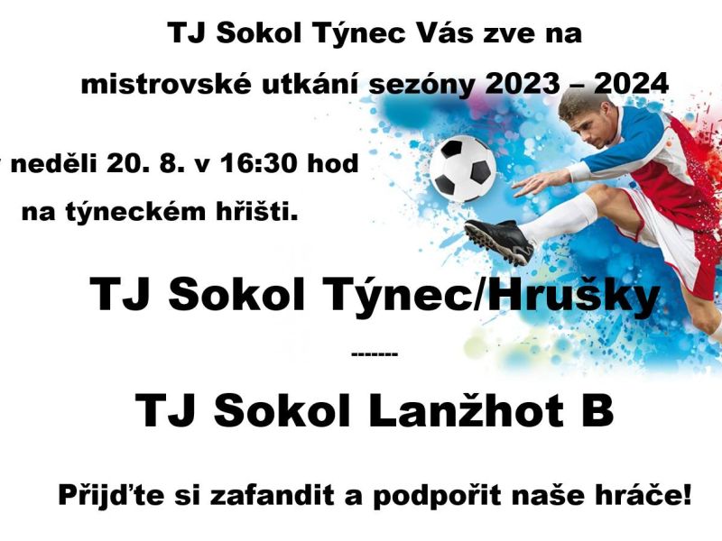 Fotbalový zápas v Týnci