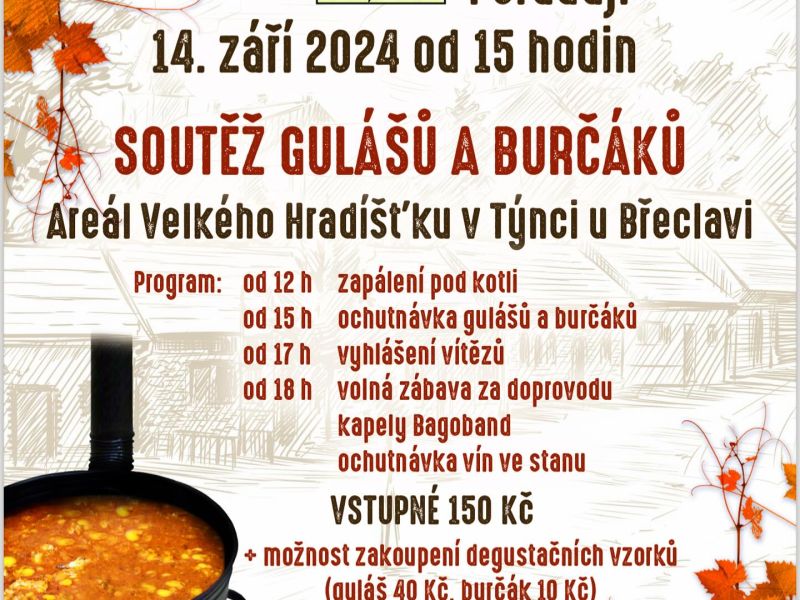 Soutěž gulášů a burčáků v Týnci