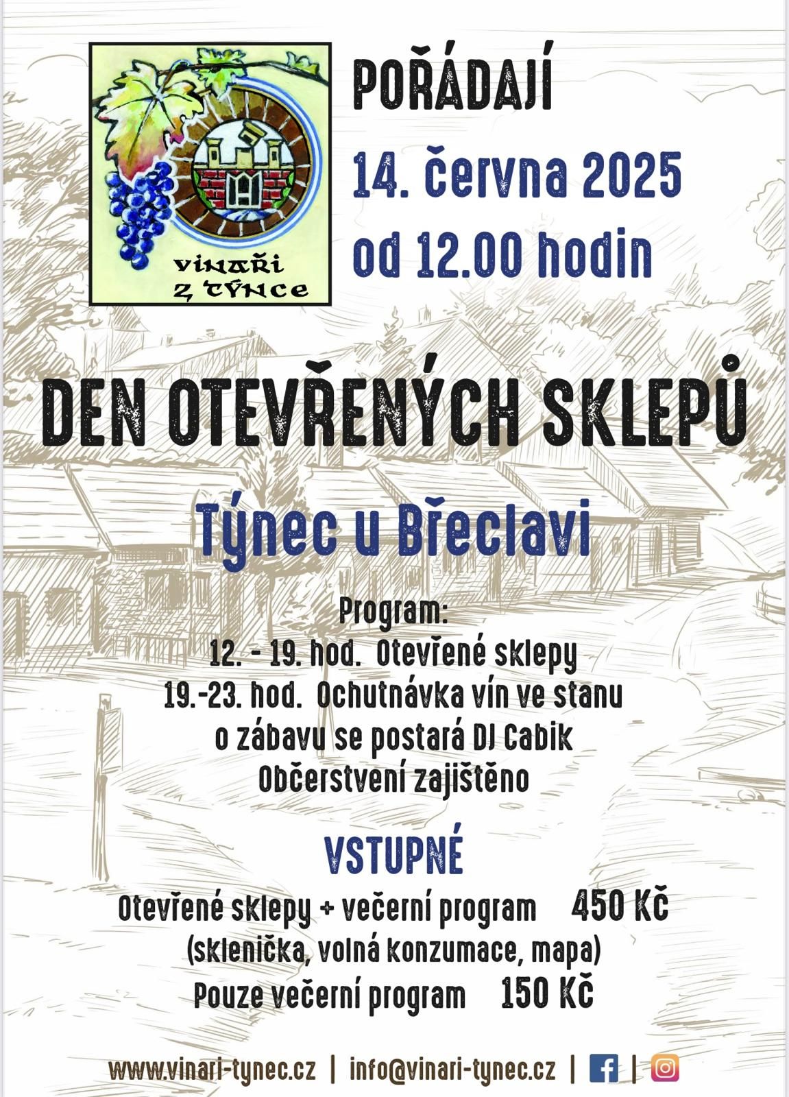 Den otevřených sklepů v Týnci 2025