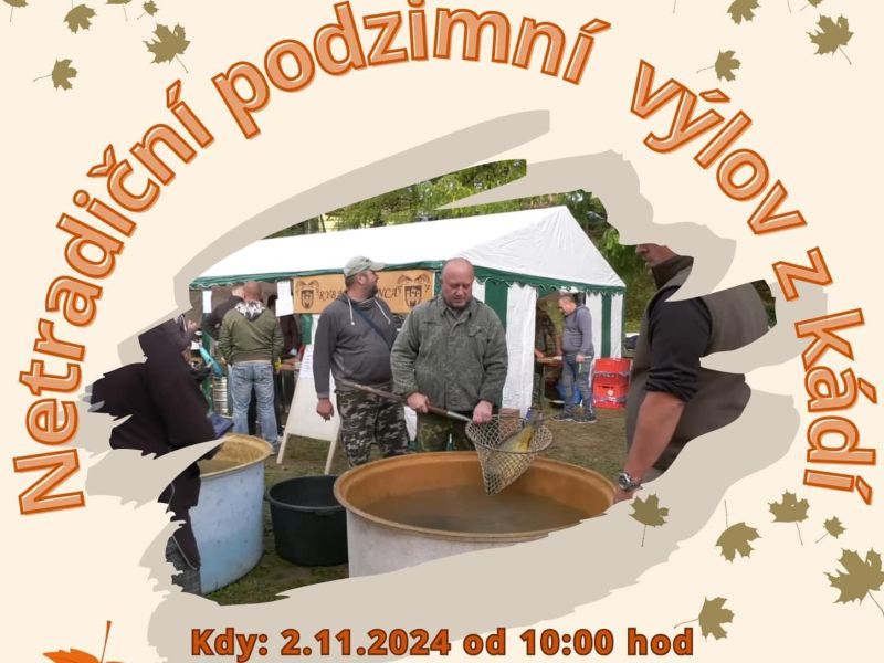 Netradiční podzimní výlov v Týnci