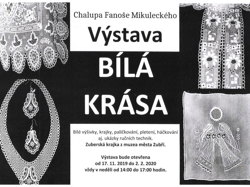 VÝSTAVA - BÍLÁ KRÁSA V MIKULČICÍCH