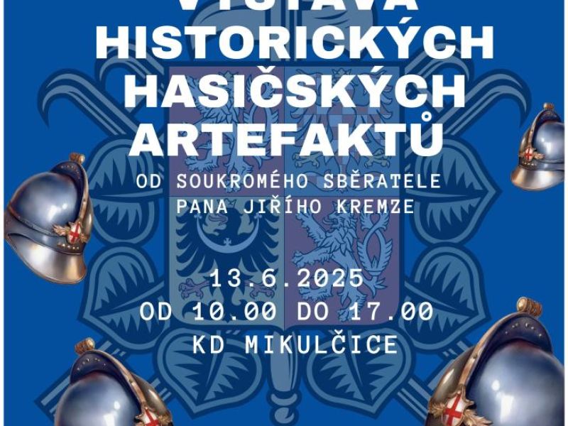 Mikulčice: Výstava historických hasičských artefaktů 120 let