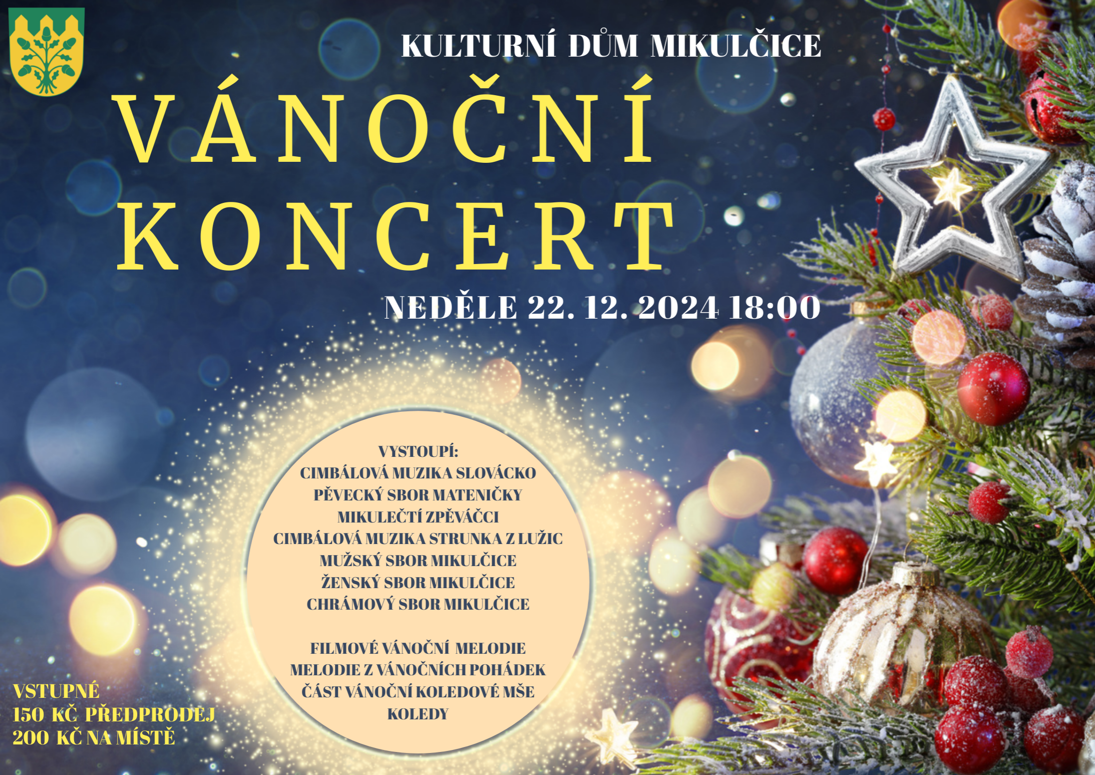 Vánoční koncert v Mikulčicích