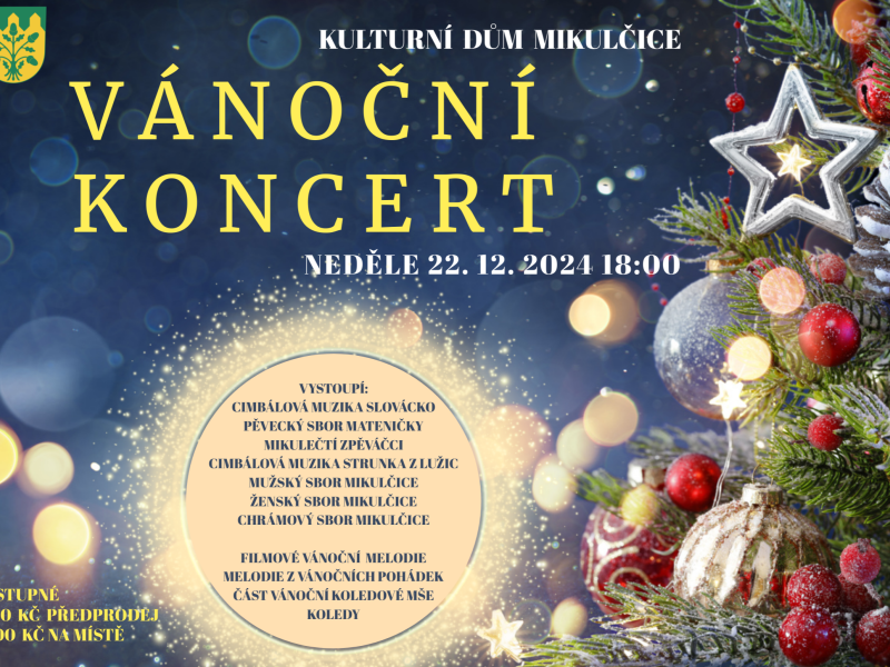 Vánoční koncert v Mikulčicích