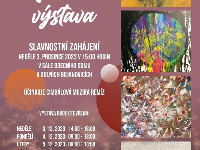 Vánoční výstava Dolní Bojanovice