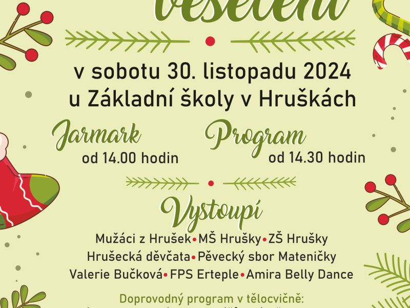 Vánoční veselení v Hruškách