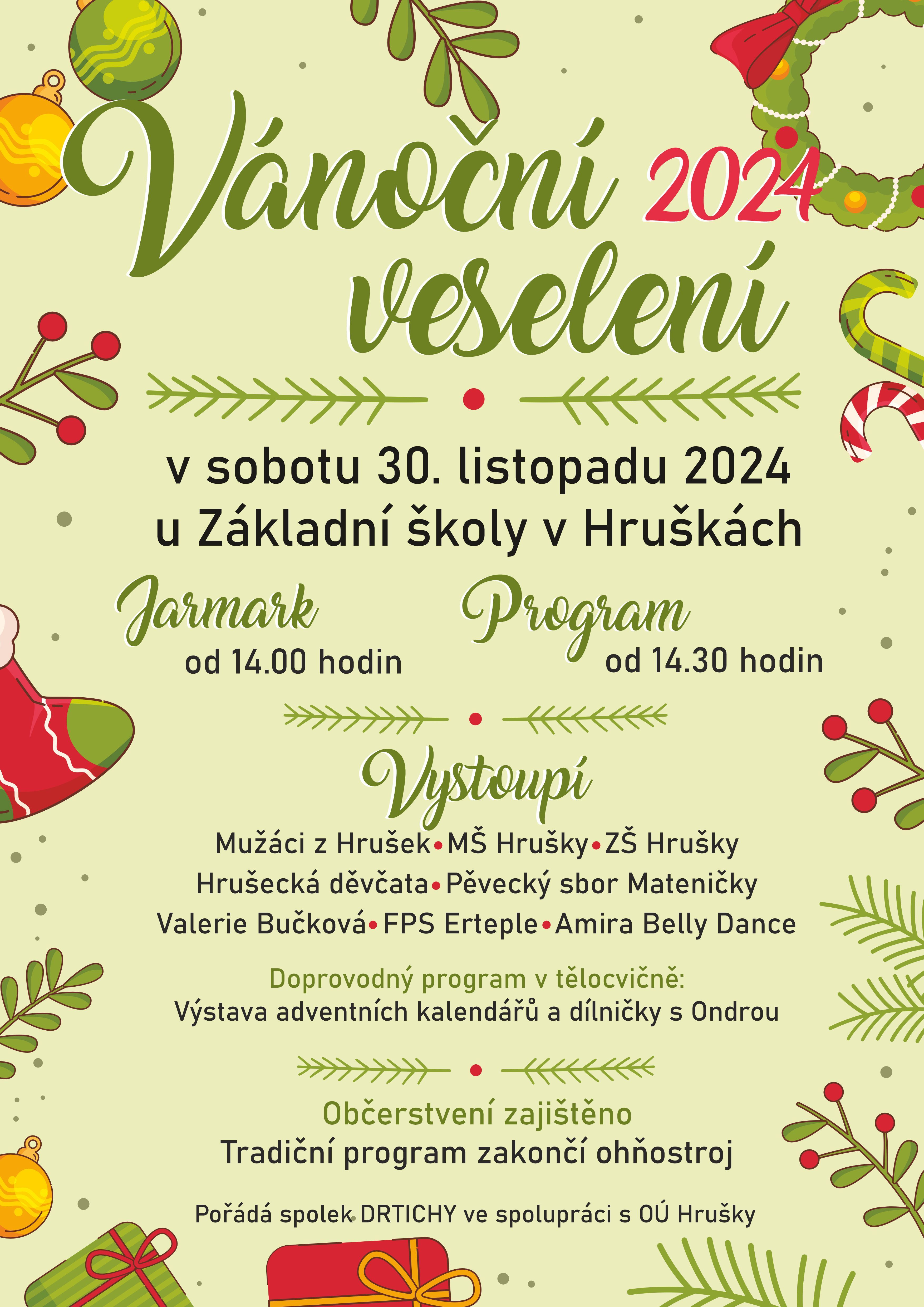 Vánoční veselení v Hruškách