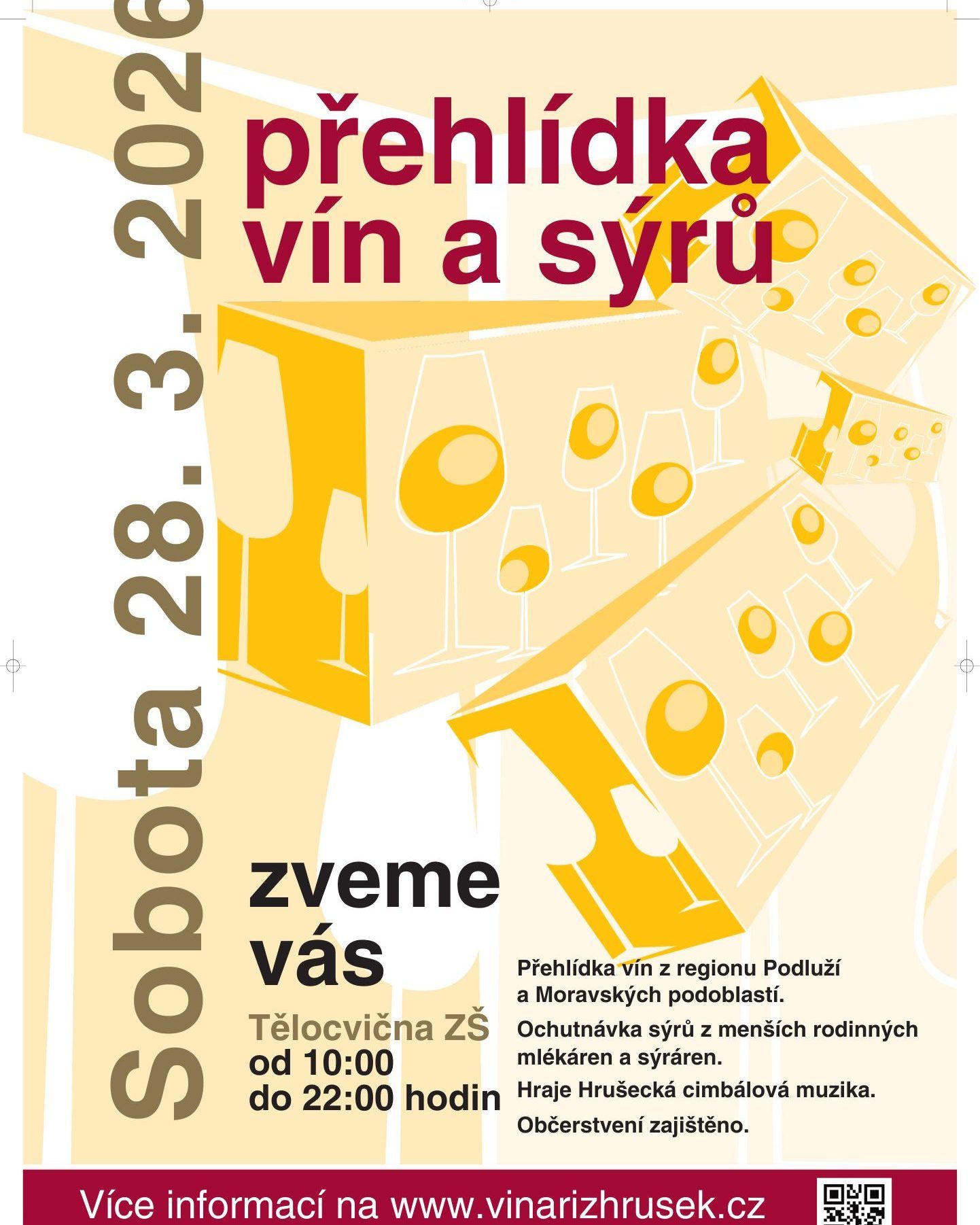 Přehlídka vín a sýrů Hrušky 2026