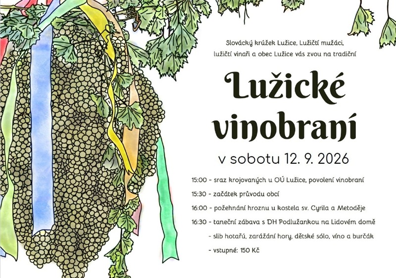 Vinobraní Lužice 2026
