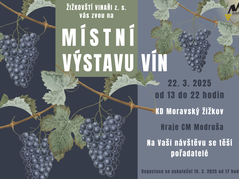 Výstava vín Moravský Žižkov 2025