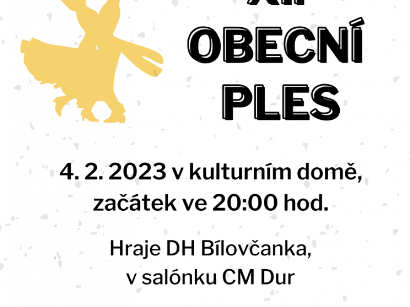 Obecní ples ve Starém Poddvorově