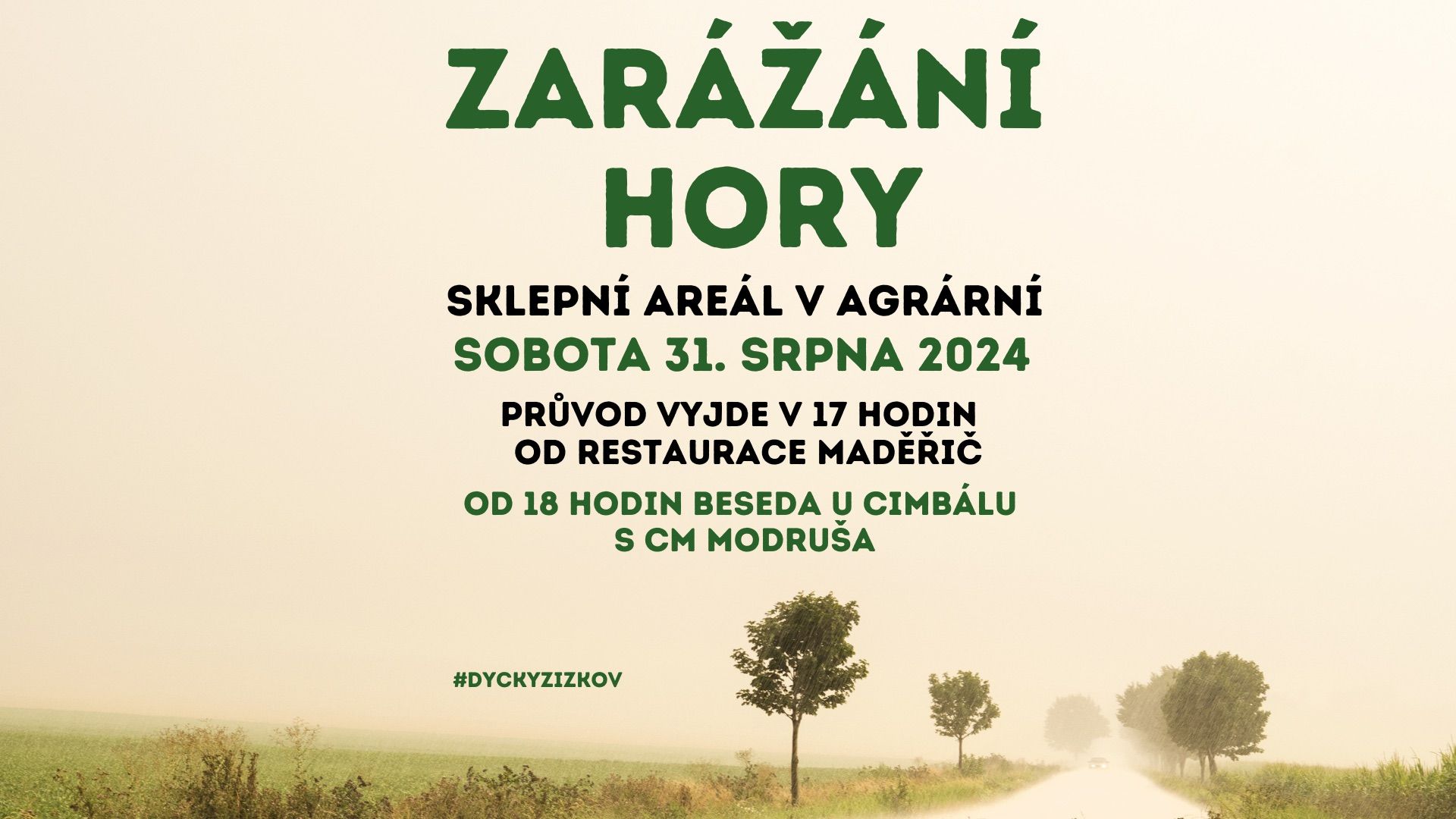 Zarážání hory v Moravském Žižkově